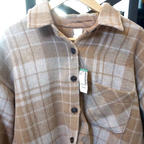 Super cozy MK made in Korea button up flannel - Picture 1 of 8